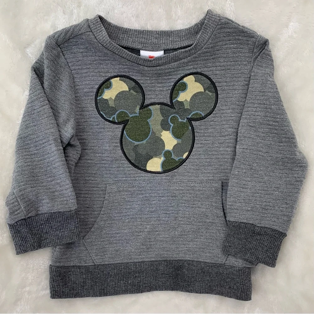 Mickey Mouse Camouflage SweatPants Set, Size 2T, PreLoved, Good Condition - Picture 2 of 7